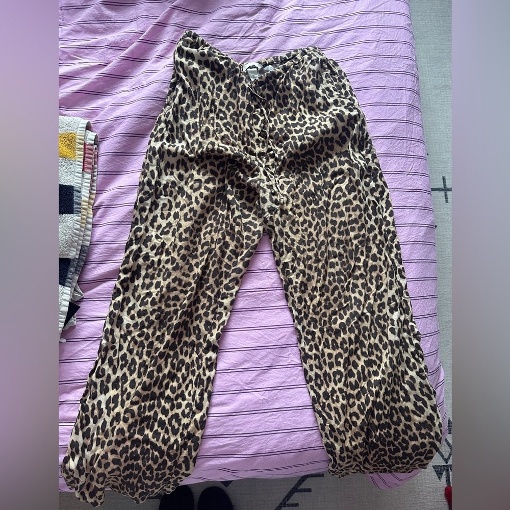 H&M Leopard Print Trousers
